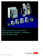 ABB MMS-Contactors-Overload relays