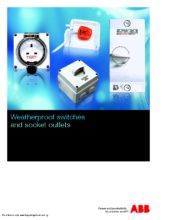 ABB Weatherproof switch and outlets