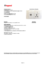 Legrand USB series