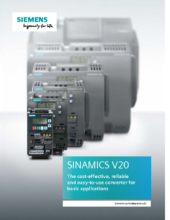 SINAMICS V20 VSD Drives