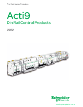 Schneider Acti9 Control Catalogue
